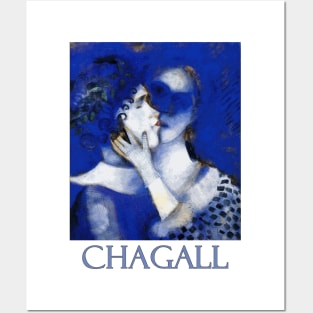 Blue Lovers (1914) by Marc Chagall Posters and Art